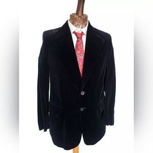 Men's, size 40,Black velvety sports jacket/blazer